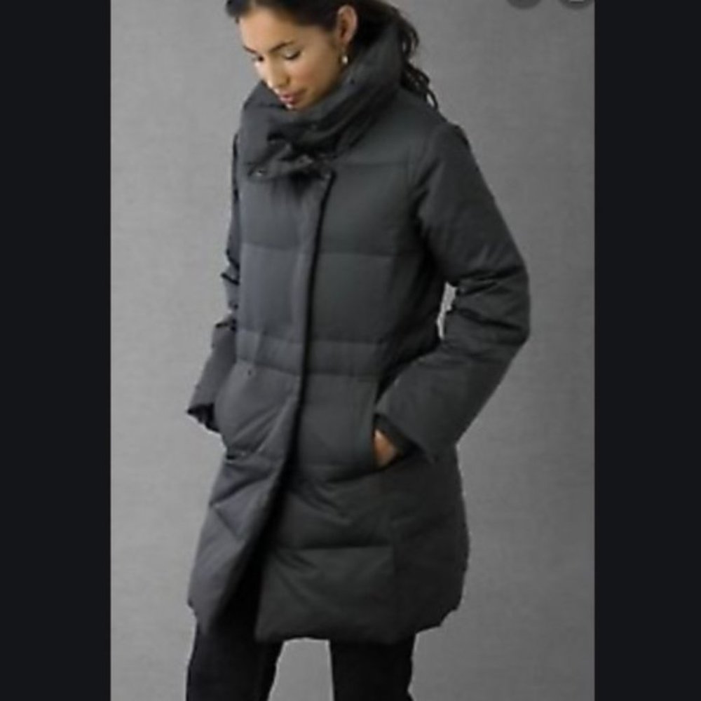 J Jill Olive Puffer Coat
